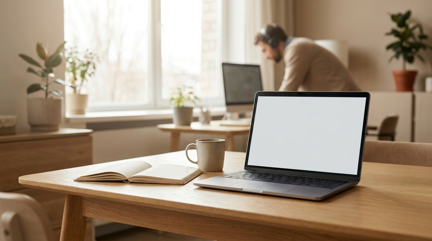 Modern customer support workspace